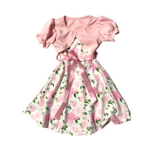Virágos kislány ruha (98-164)