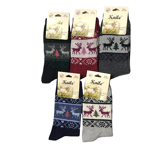 Gyapjú felnőtt zokni (35-42)