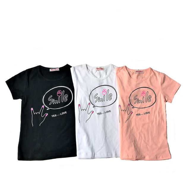 Lány mintás pólók (134-164)