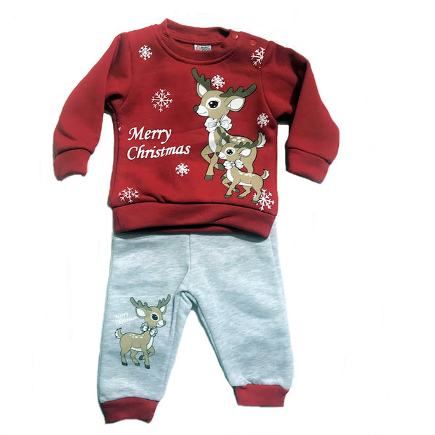 2 részes szarvasos karácsonyi szett (68-74)