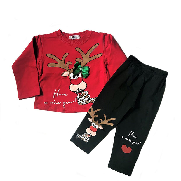 Karácsonyi mintás 2 részes szett (86-104)