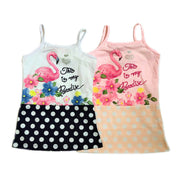 Flamingós ruha( 74-104) - BabyBoom - Baba- és gyermekdivat webáruház
