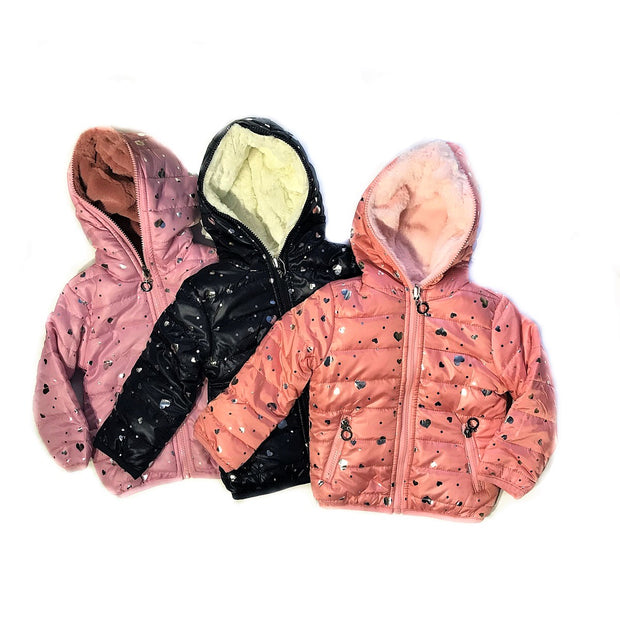 Lány kapucnis téli kabátok (86-116) - BabyBoom - Baba- és gyermekdivat webáruház
