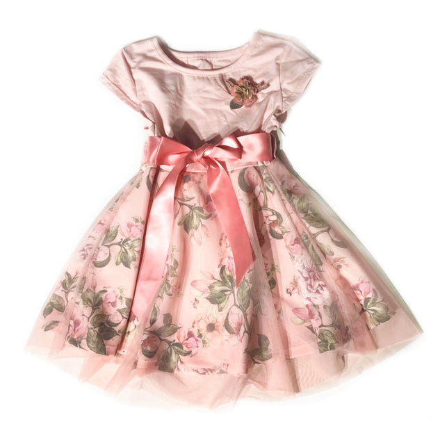 Rózsás kislány ruha (98-152)