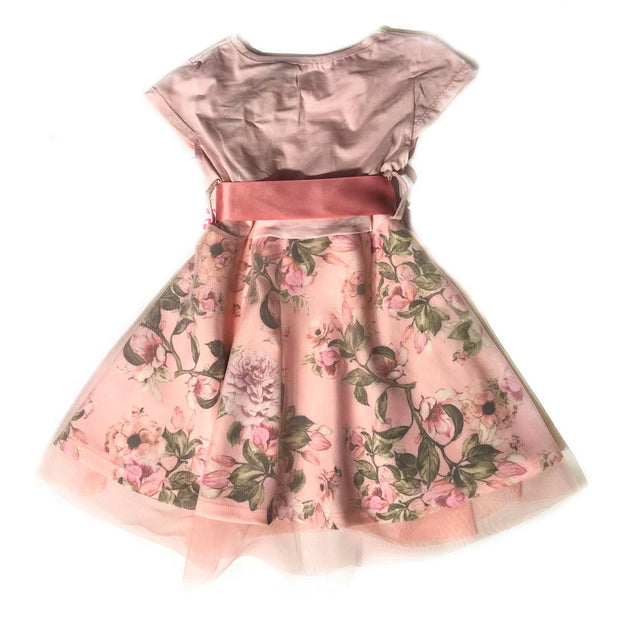 Rózsás kislány ruha (98-152)