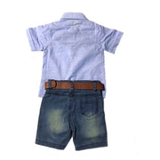 Farmer rövidnadrág + ing szett (92-104) - BabyBoom - Baba- és gyermekdivat webáruház